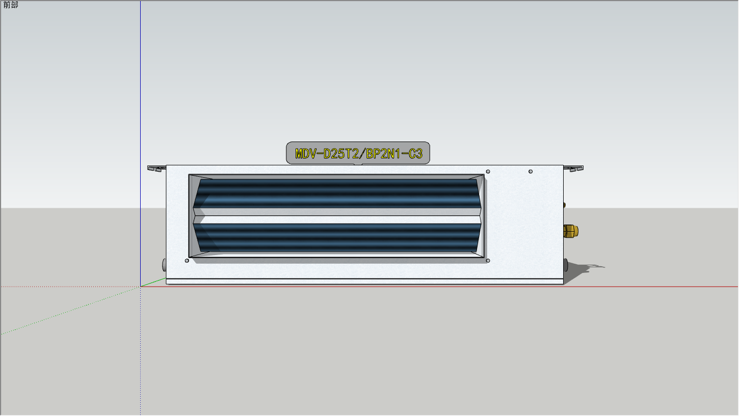 薄型风管天井式(高效型)mdv-d25t2/bp2n1-c3